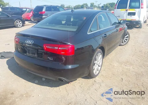 2013 Audi A6 3.0T Premium from USA, damaged, VIN WAUGGAFC3DN011131